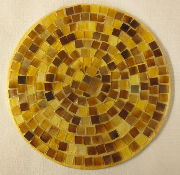 sous plat mosaique